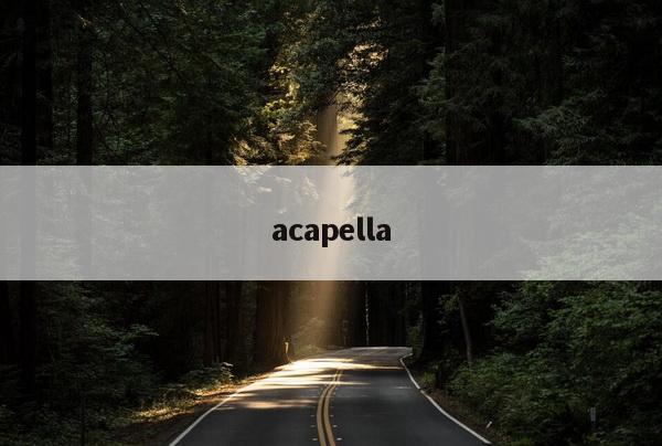 acapella