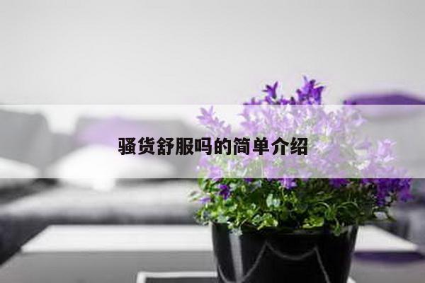 骚货舒服吗的简单介绍