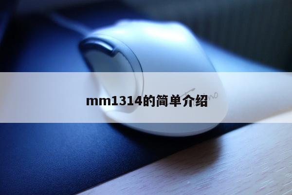 mm1314的简单介绍