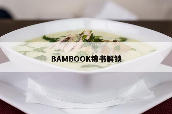 BAMBOOK锦书解锁